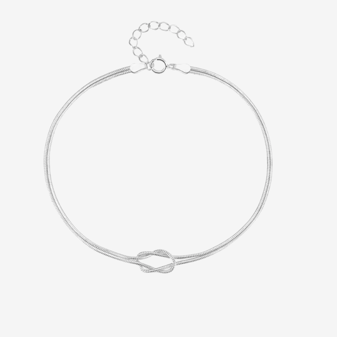 Bracelet à nœud minimaliste