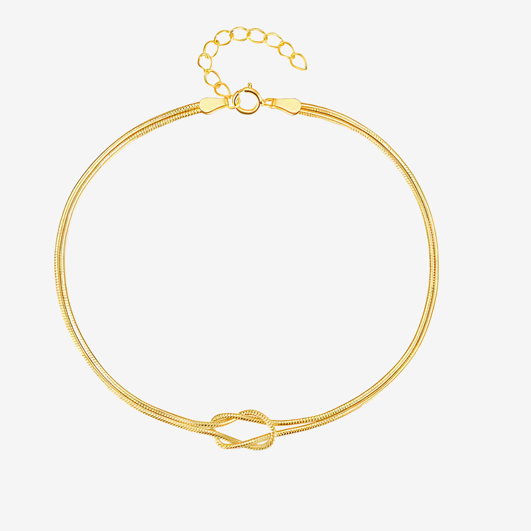 Bracelet à nœud minimaliste