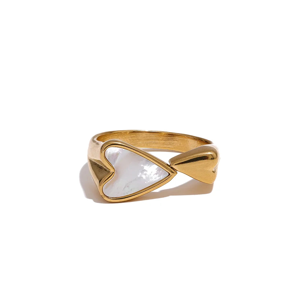Bague Cœur Coquillage