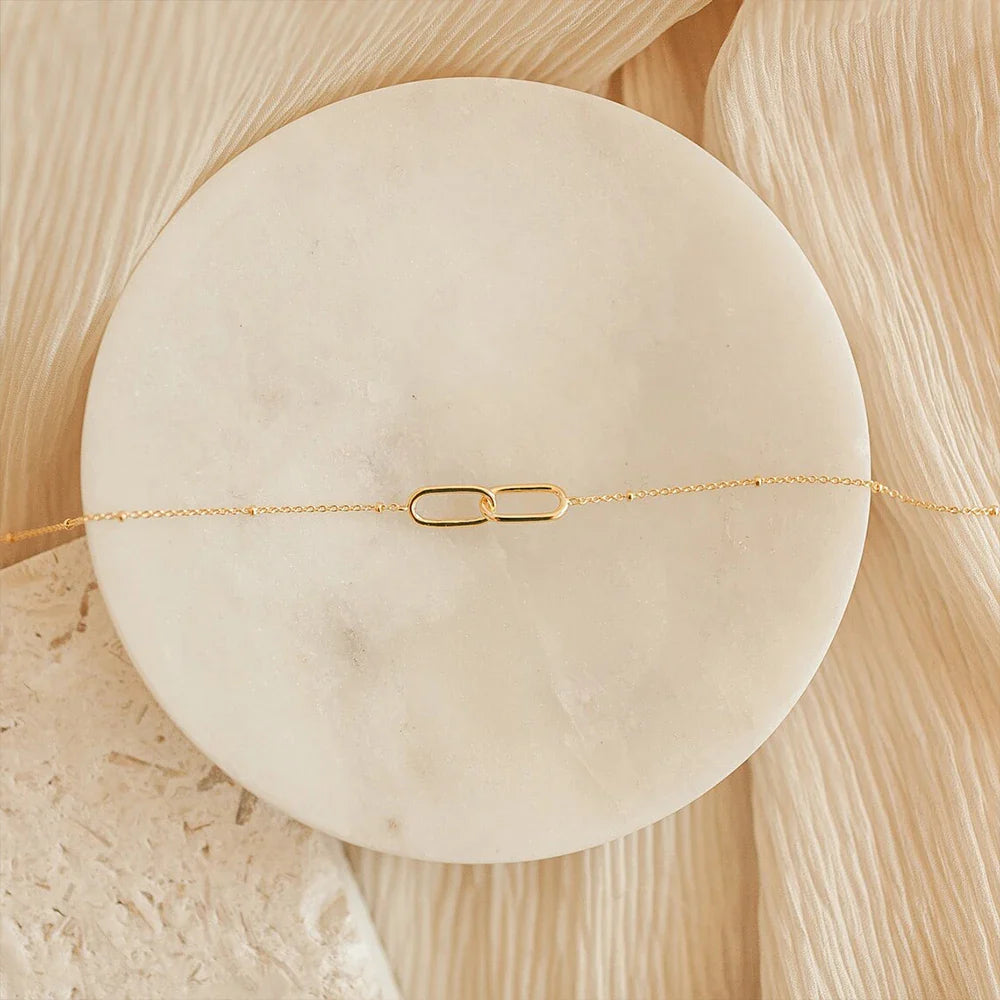 Collier Liens Infini Entrelacés