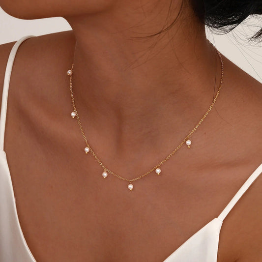 Collier Ras-de-Cou Perles