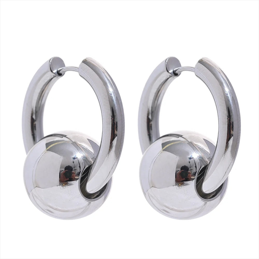 Boucles d’oreilles Boules Rondes