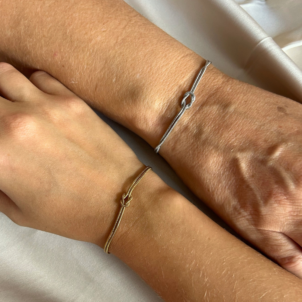 Bracelet Minimal Nœud d’Amour
