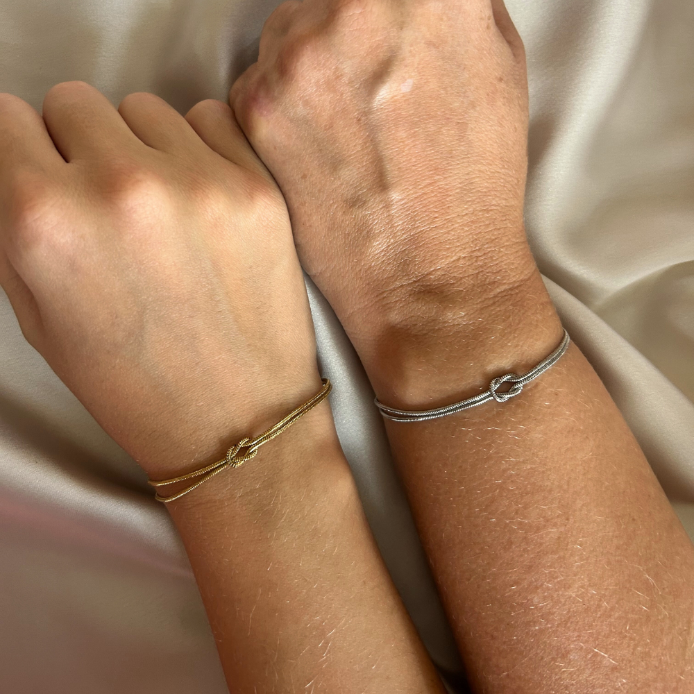 Bracelet Minimal Nœud d’Amour