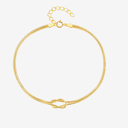 Bracelet à nœud minimaliste