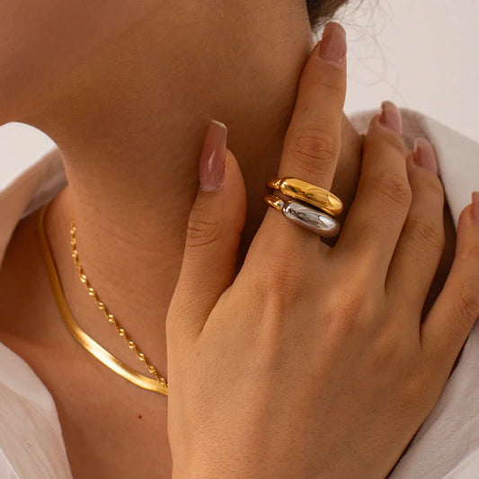 Bague Bicolore