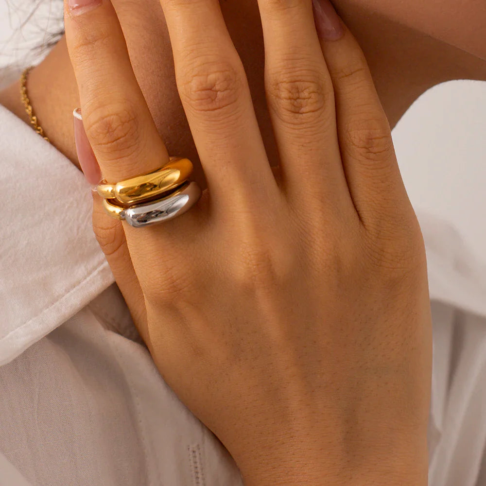 Bague Bicolore