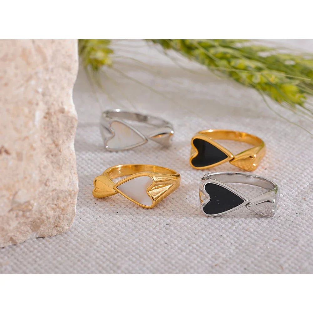 Bague Cœur Coquillage