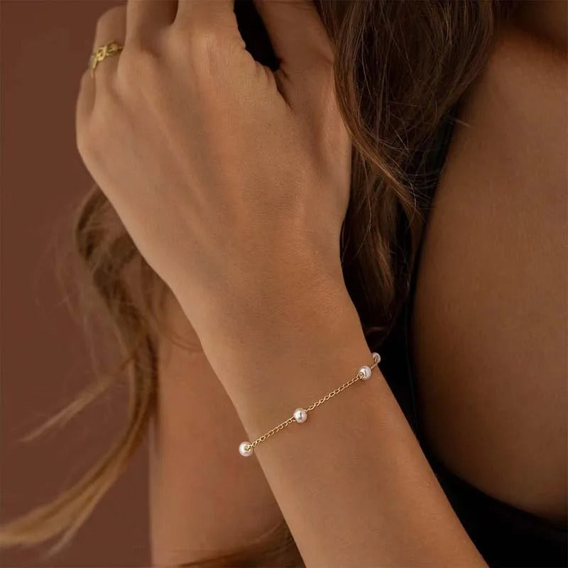 Bracelet Minimaliste Perle
