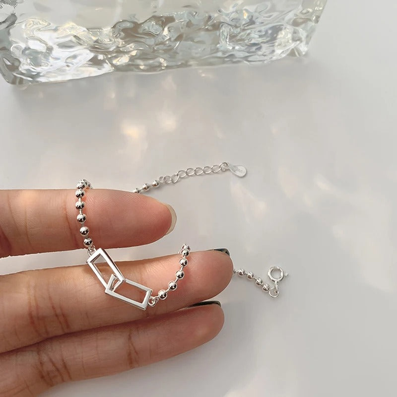 Bracelet Argent Carré