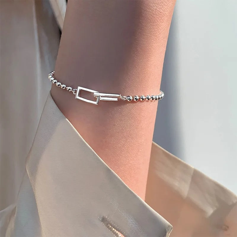 Bracelet Argent Carré