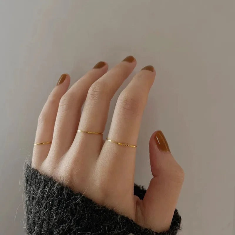 Bague Fine Minimaliste