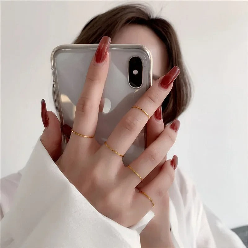 Bague Fine Minimaliste