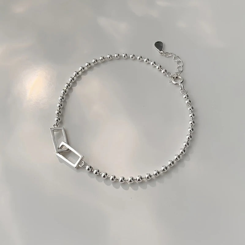 Bracelet Argent Carré