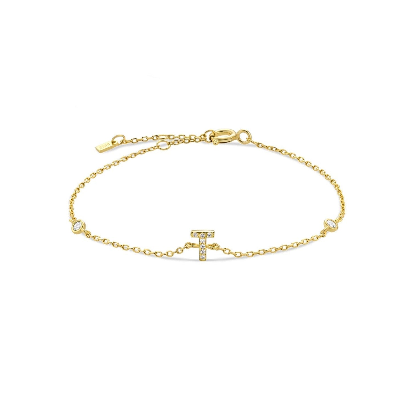 Bracelet Initiale Personnalisé