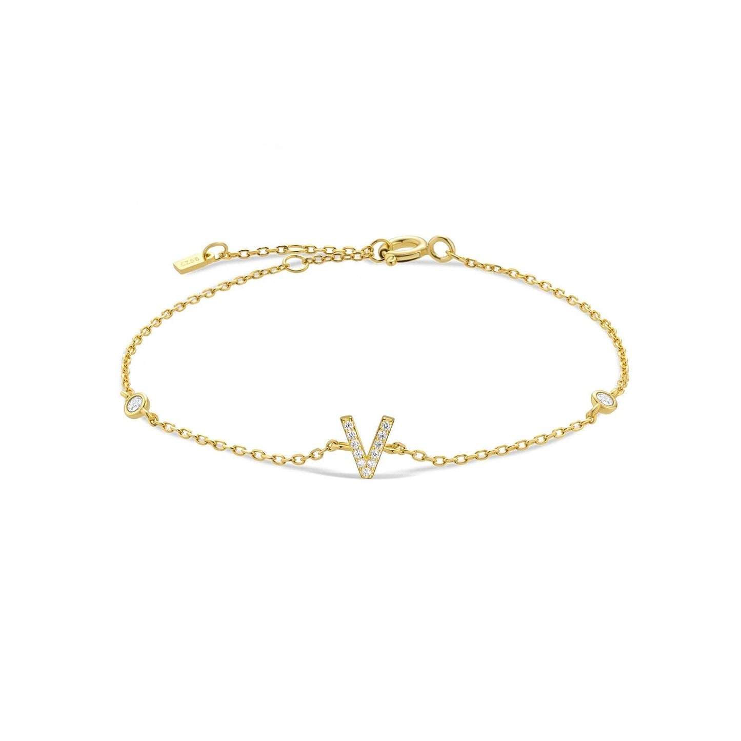 Bracelet Initiale Personnalisé