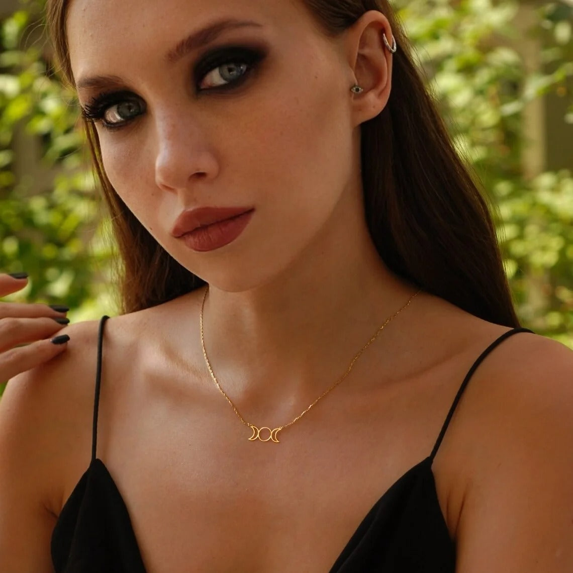 Collier Triple Lune