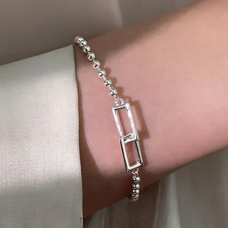 Bracelet Argent Carré