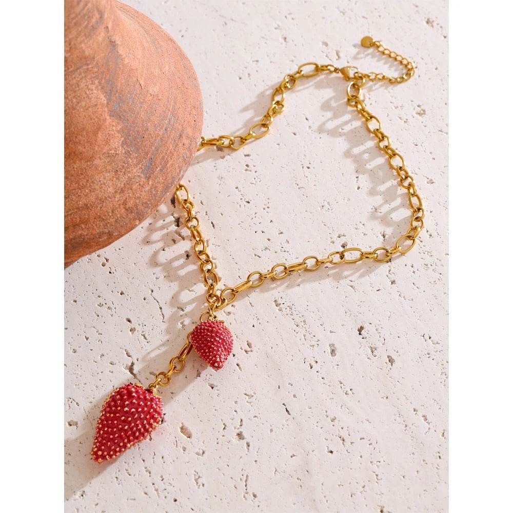 Collier Fraises