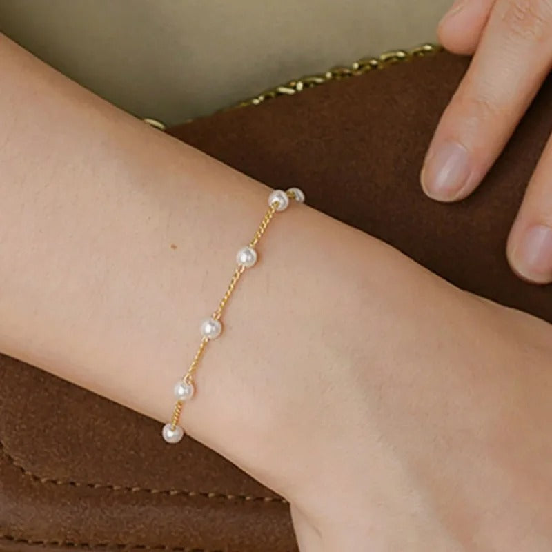 Bracelet Minimaliste Perle