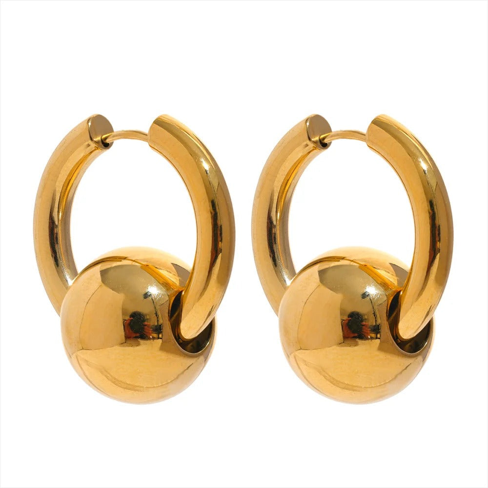 Boucles d’oreilles Boules Rondes