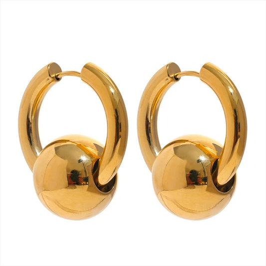 Boucles d’oreilles Boules Rondes