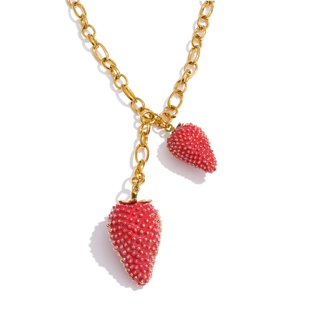 Collier Fraises
