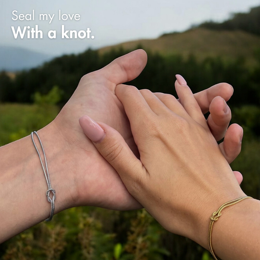 Bracelet Minimal Nœud d’Amour