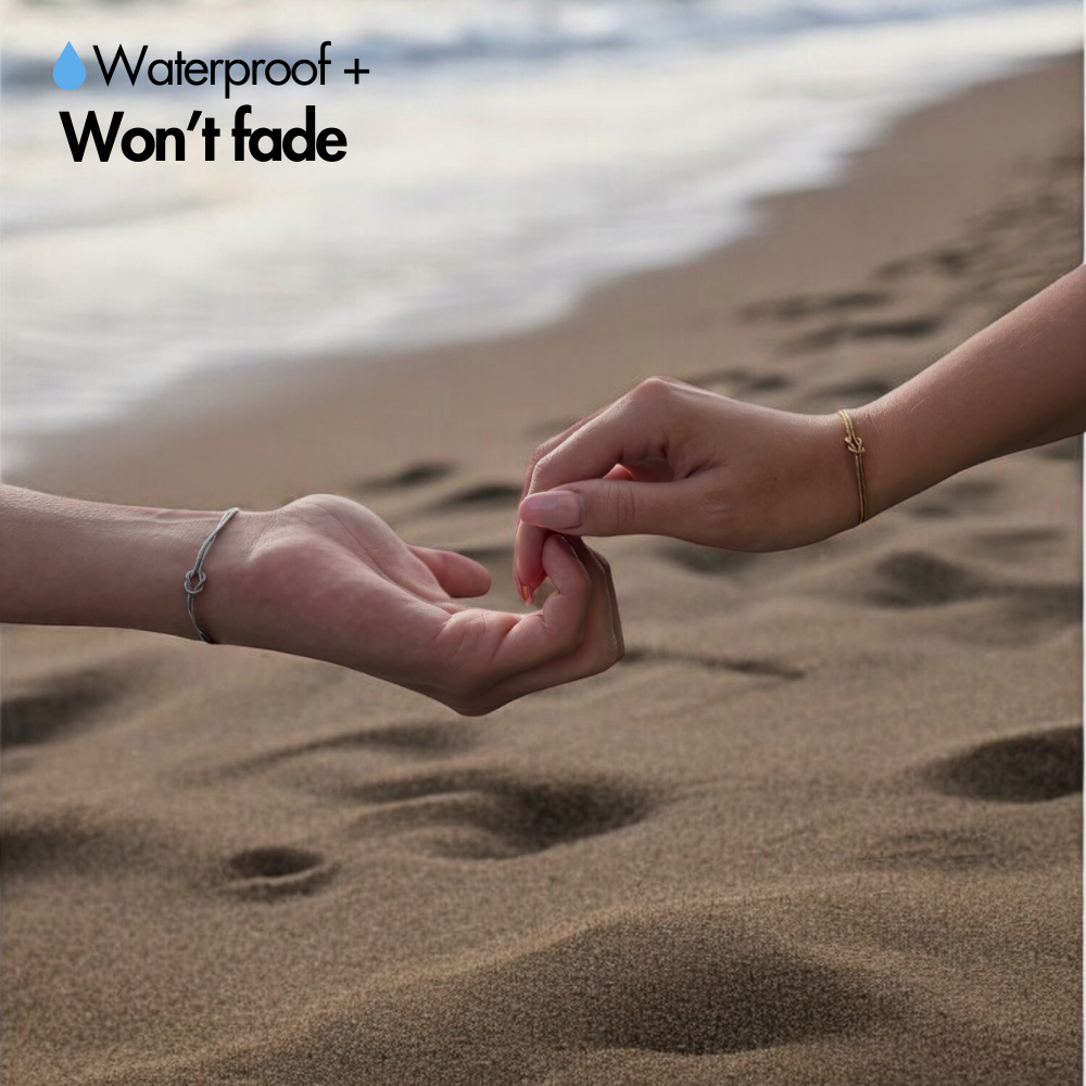 Bracelet Minimal Nœud d’Amour